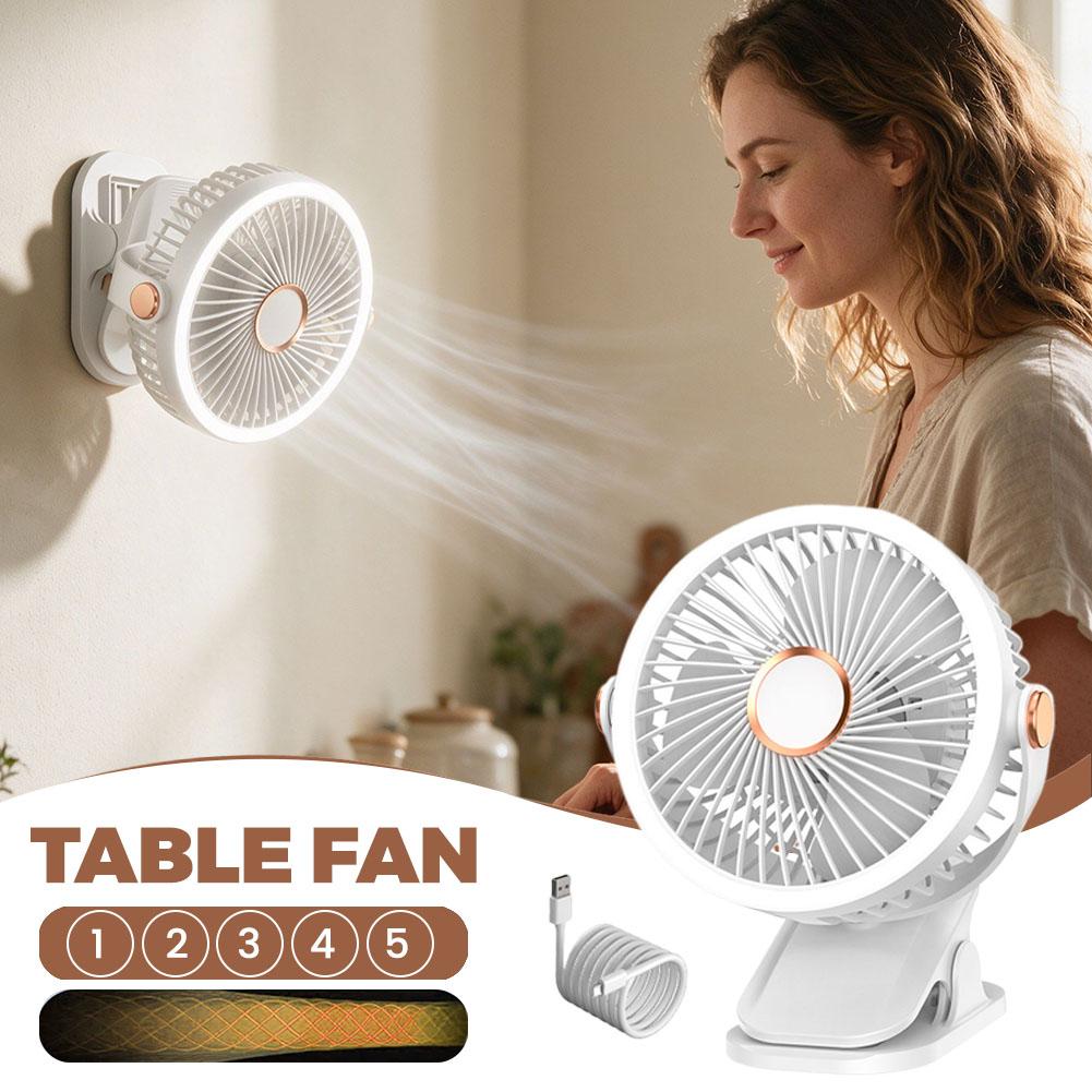 Бесшумный настольный вентилято – обзор и цена Oscillating Fan Clip